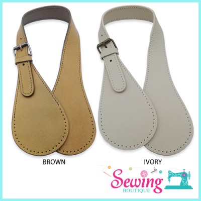 0421100010-12 Genuine Leather Handle Per PC 